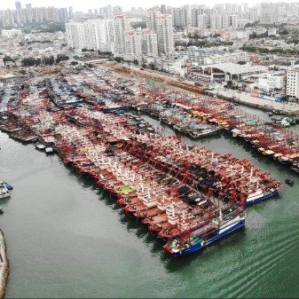台风韦帕预计将横穿广西北部湾