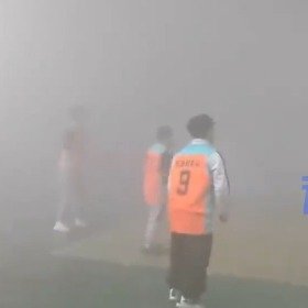 大雾天打篮球误入仙境球场
