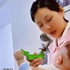 地理老师教2月龄宝宝认识中国地图